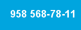 958 568-78-11 958 568-78-11